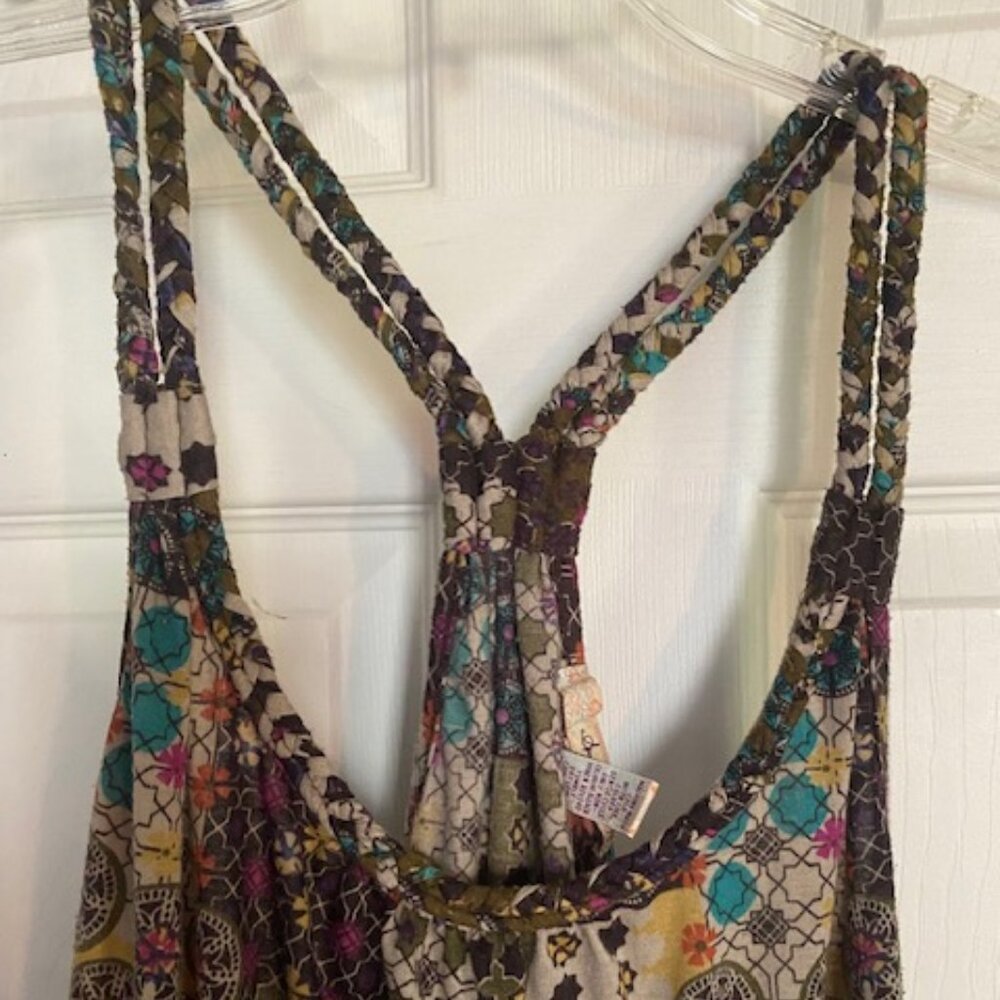 American Rag Racer Back Drawstring Shirt Women's Size L - Picture 4 of 7